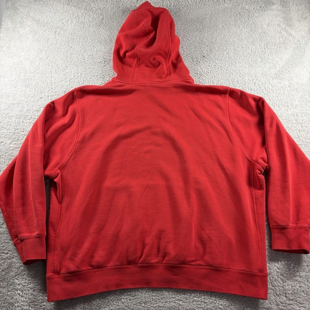 Nike Essential Hoodie Mens XXL 2x‎ Red Solid Logo